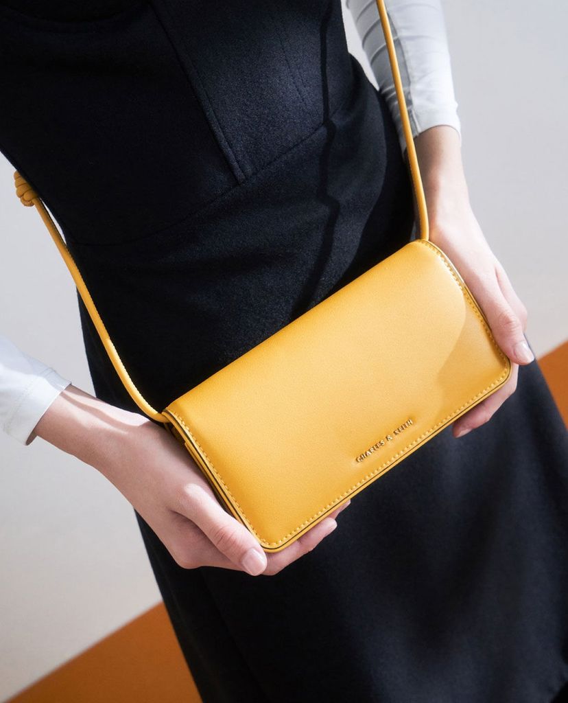 CHARLES & KEITH - Ví cầm tay nữ chữ nhật thời trang