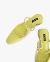 PEDRO - Giày cao gót mũi vuông Croc Effect Heeled