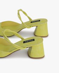 PEDRO - Giày cao gót mũi vuông Croc Effect Heeled