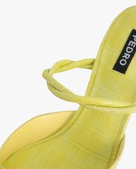 PEDRO - Giày cao gót mũi vuông Croc Effect Heeled