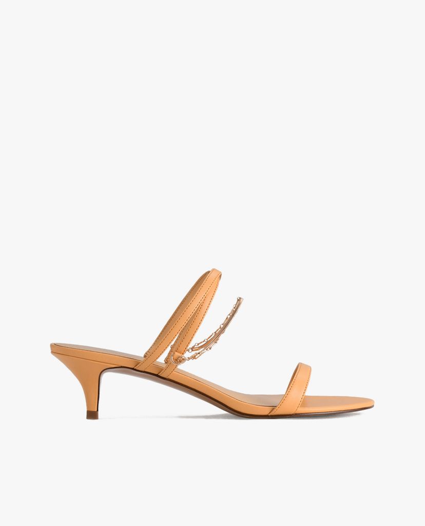PEDRO - Giày sandals cao gót Gold Chain Strappy