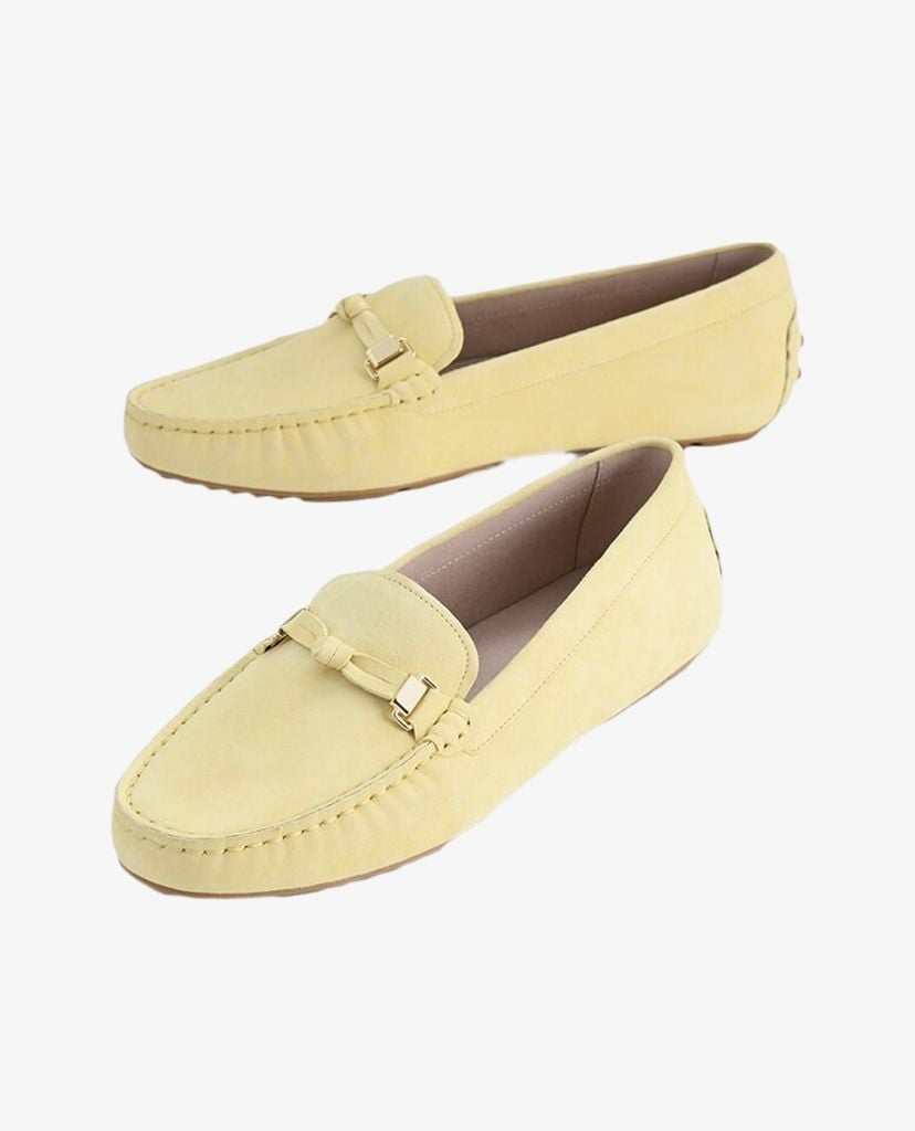 PEDRO - Giày đế bệt nữ mũi tròn Knotted Leather