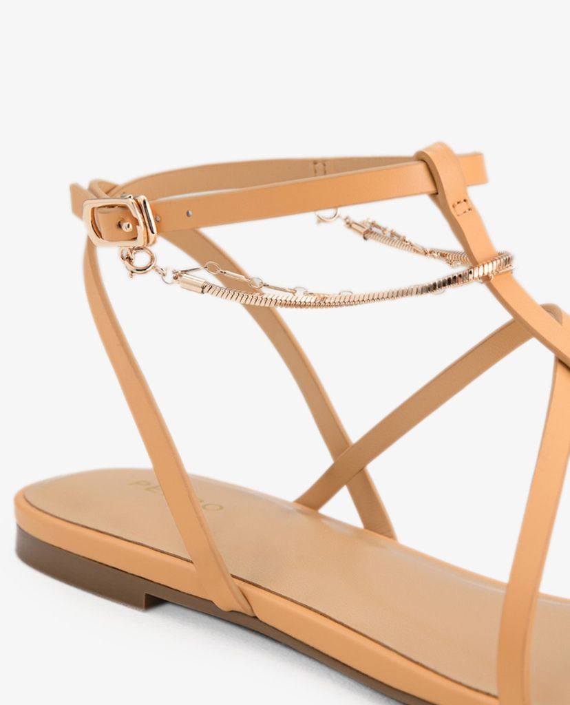 PEDRO - Giày sandal nữ Gold Chain Strappy