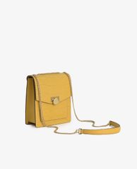 PEDRO - Túi đeo chéo nữ phom vuông Croc Effect Leather Shoulder