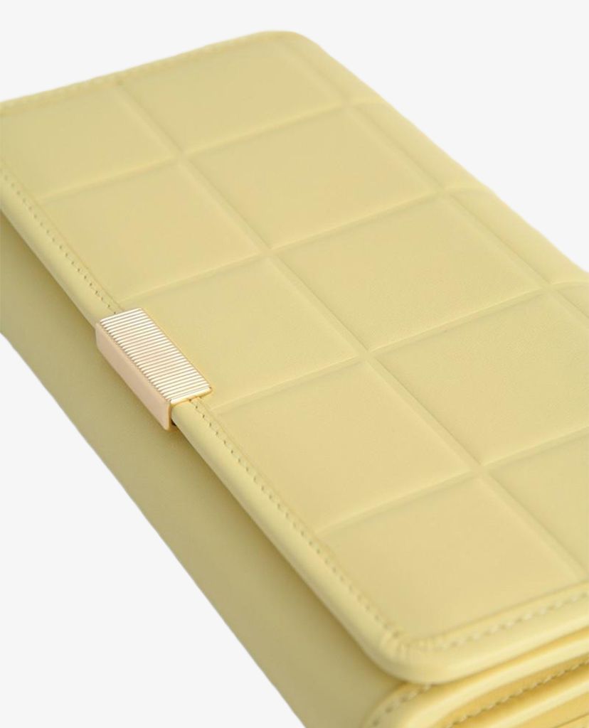 PEDRO - Ví nữ dáng dài Quilted Long Leather