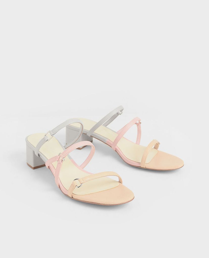 CHARLES & KEITH - Giày cao gót quai ngang mảnh Tri Strap