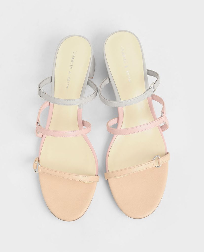 CHARLES & KEITH - Giày cao gót quai ngang mảnh Tri Strap