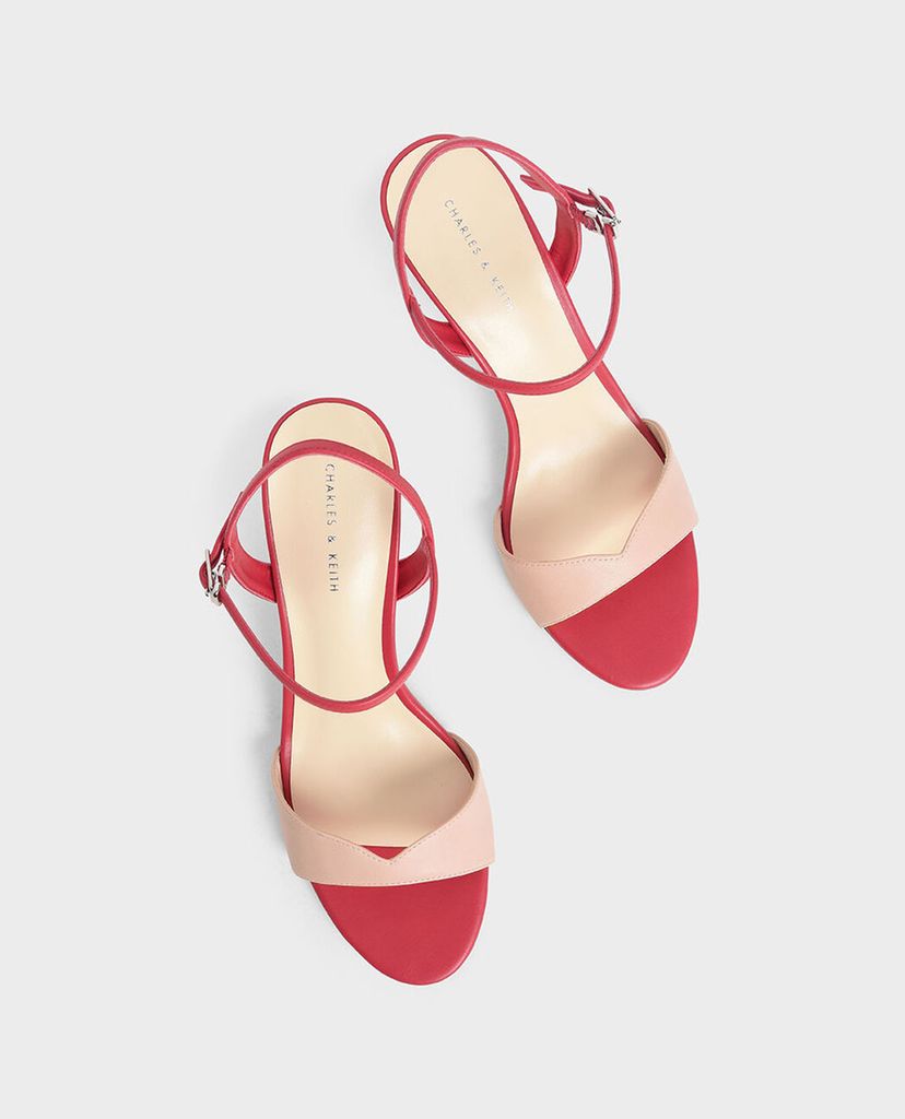 CHARLES & KEITH - Giày cao gót quai ngang Sweetheart Topline