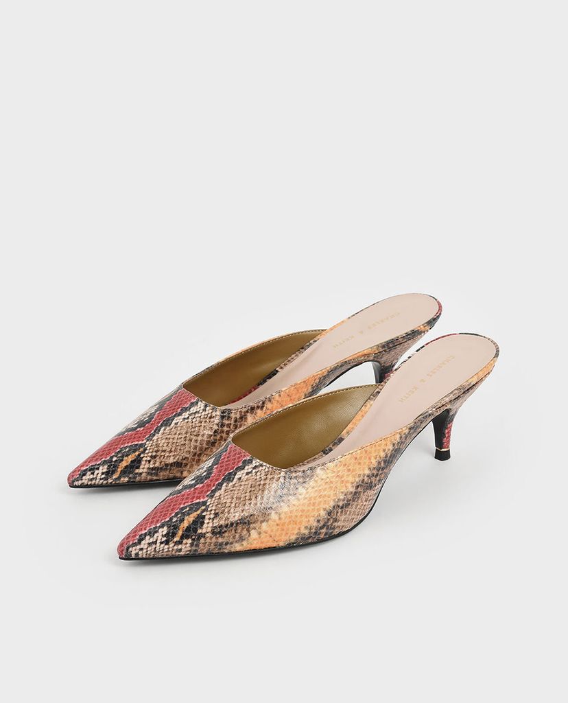 CHARLES & KEITH - Giày cao gót mũi nhọn Pointed Toe Kitten