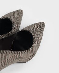 CHARLES & KEITH - Giày cao gót mũi nhọn Whipstitch Trim
