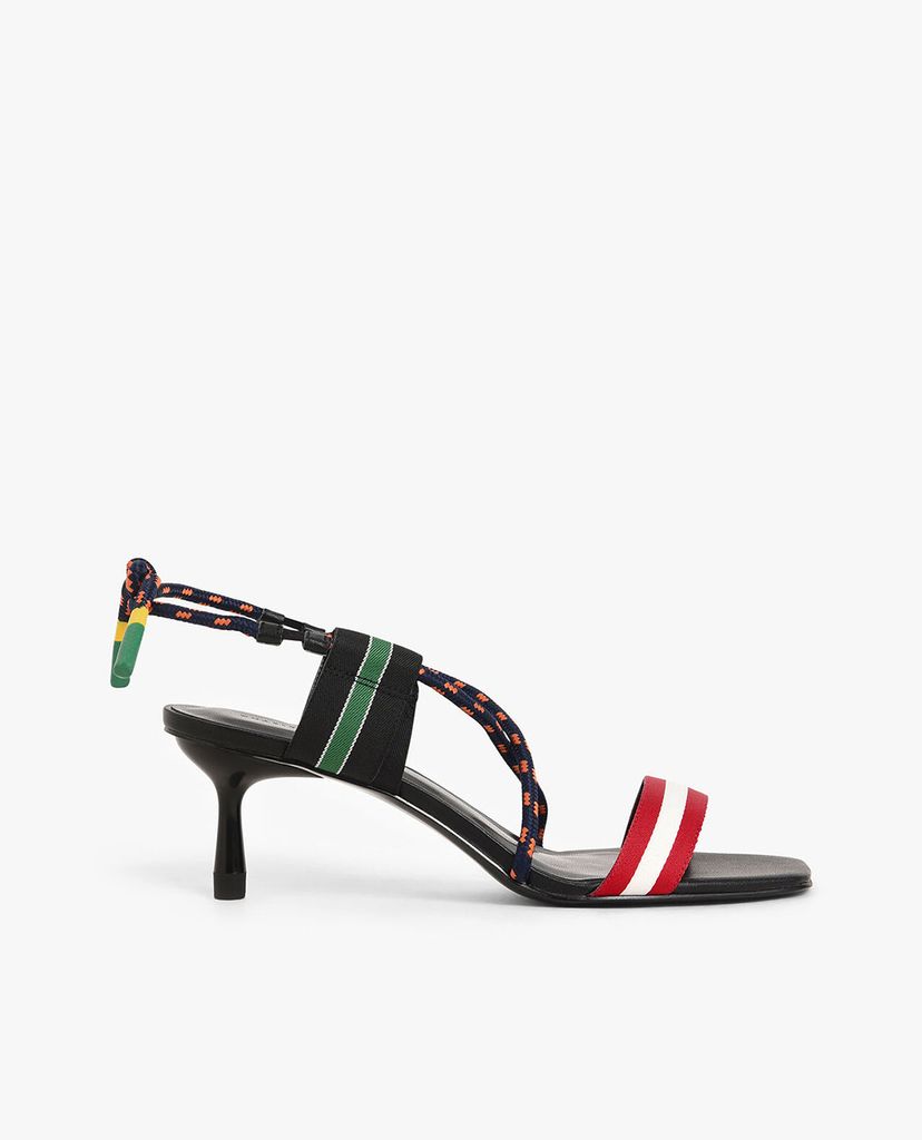 CHARLES & KEITH - Giày cao gót quai ngang Grosgrain & Rope Strappy