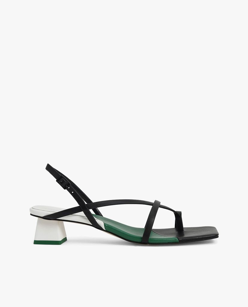 CHARLES & KEITH - Giày cao gót sandals Strappy Slingback