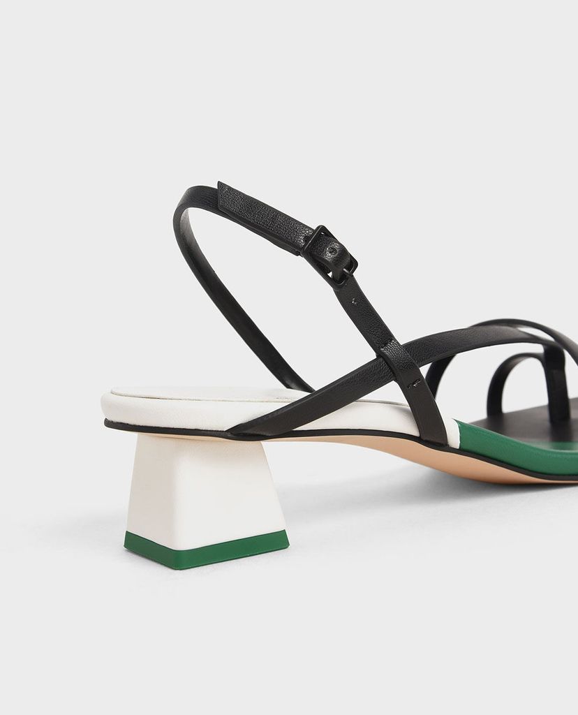 CHARLES & KEITH - Giày cao gót sandals Strappy Slingback