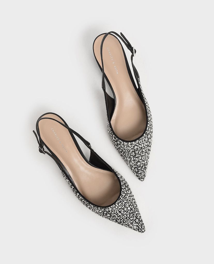 CHARLES & KEITH - Giày cao gót mũi nhọn Pointed Toe Slingback