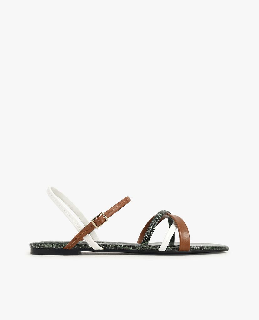 CHARLES & KEITH - Giày sandal nữ Criss Cross Ankle Strap
