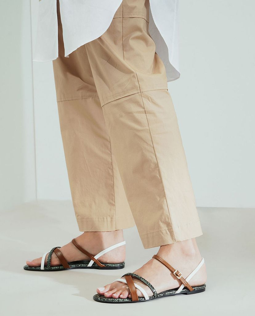 CHARLES & KEITH - Giày sandal nữ Criss Cross Ankle Strap