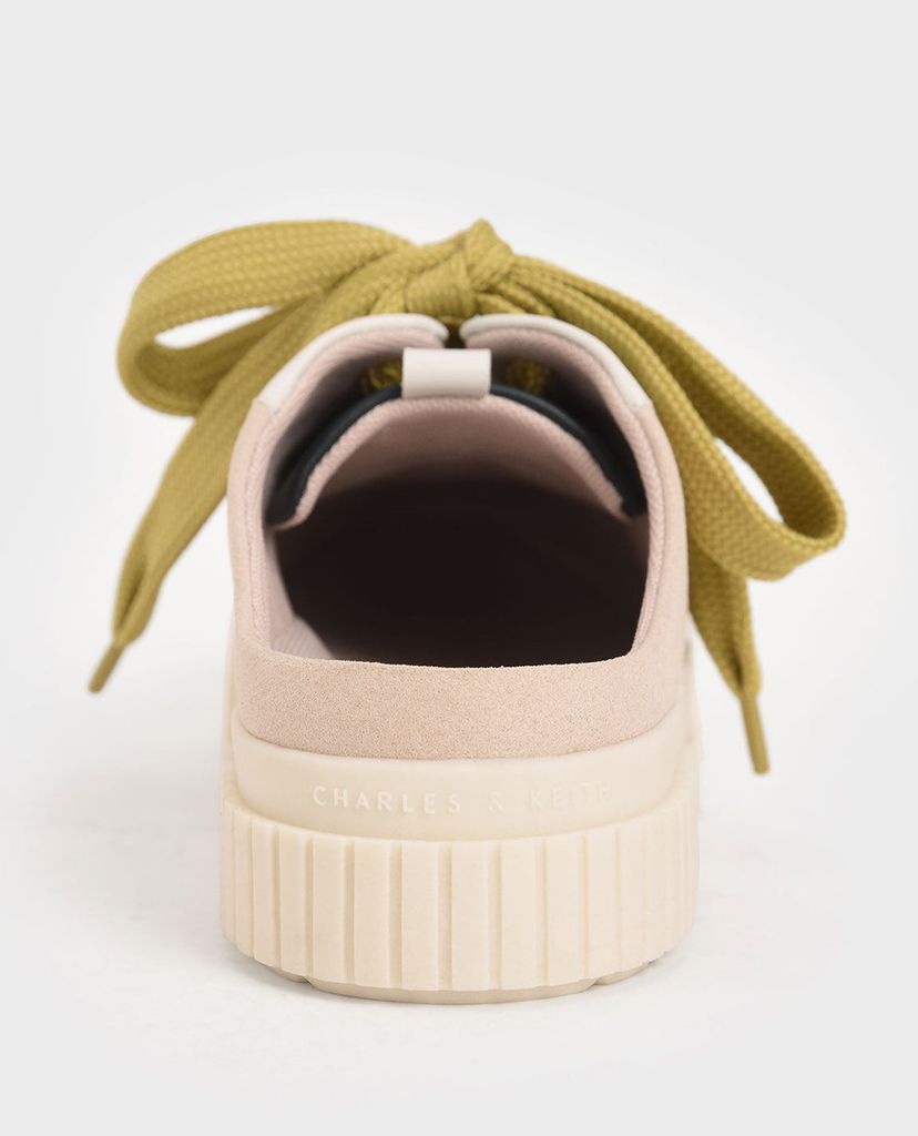 CHARLES & KEITH - Giày sneakers nữ Microsuede Slip On