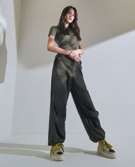 CHARLES & KEITH - Giày sneakers nữ Microsuede Slip On