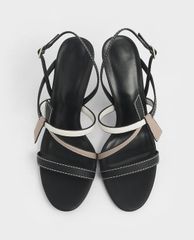 CHARLES & KEITH - Giày cao gót quai mảnh Front Knot Tie