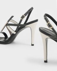 CHARLES & KEITH - Giày cao gót quai mảnh Front Knot Tie