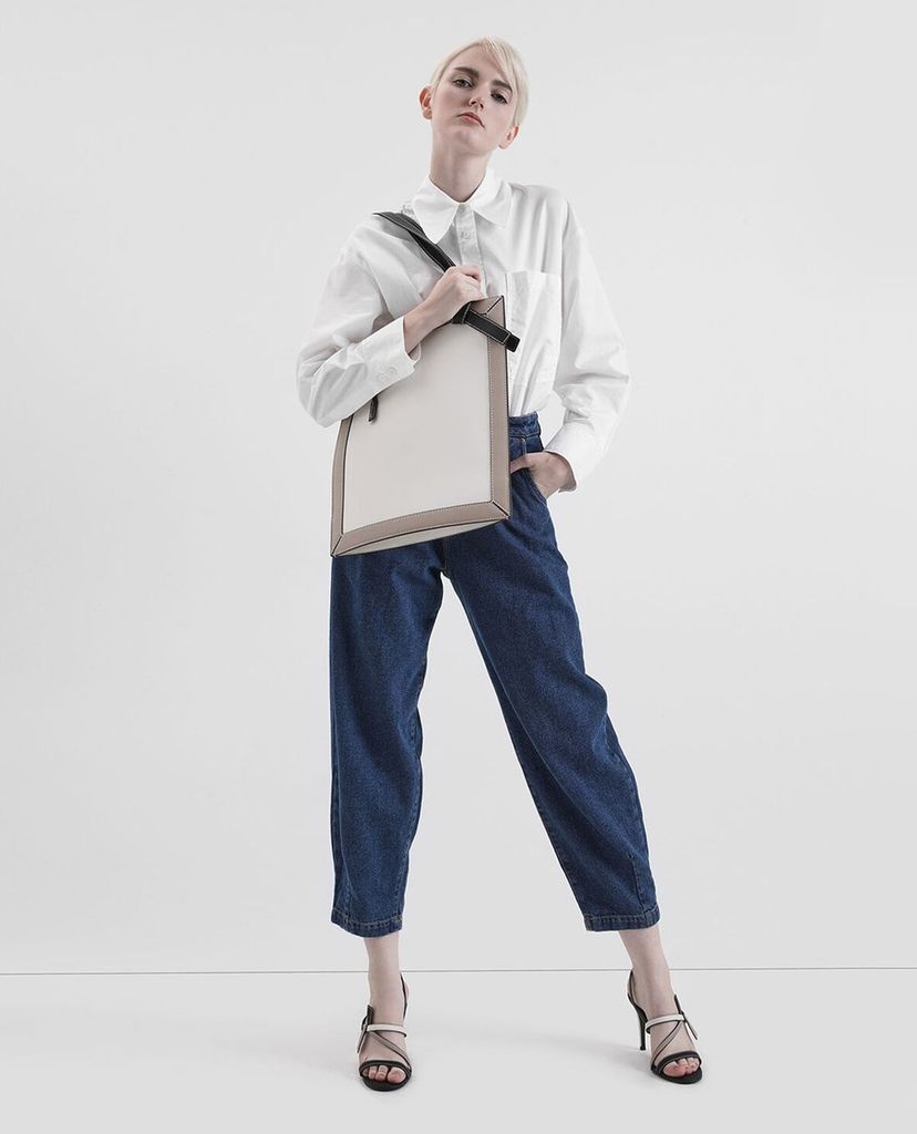 CHARLES & KEITH - Giày cao gót quai mảnh Front Knot Tie