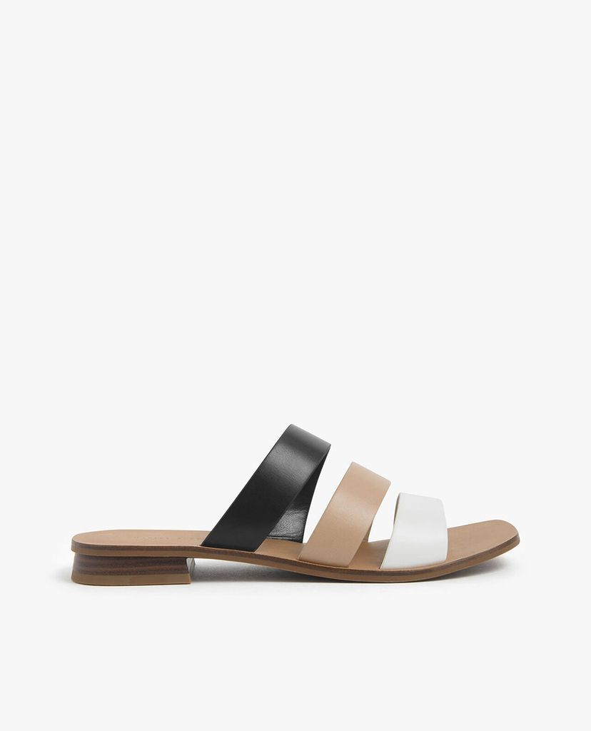 CHARLES & KEITH - Giày sandal nữ quai ngang Tri-Strap Slide