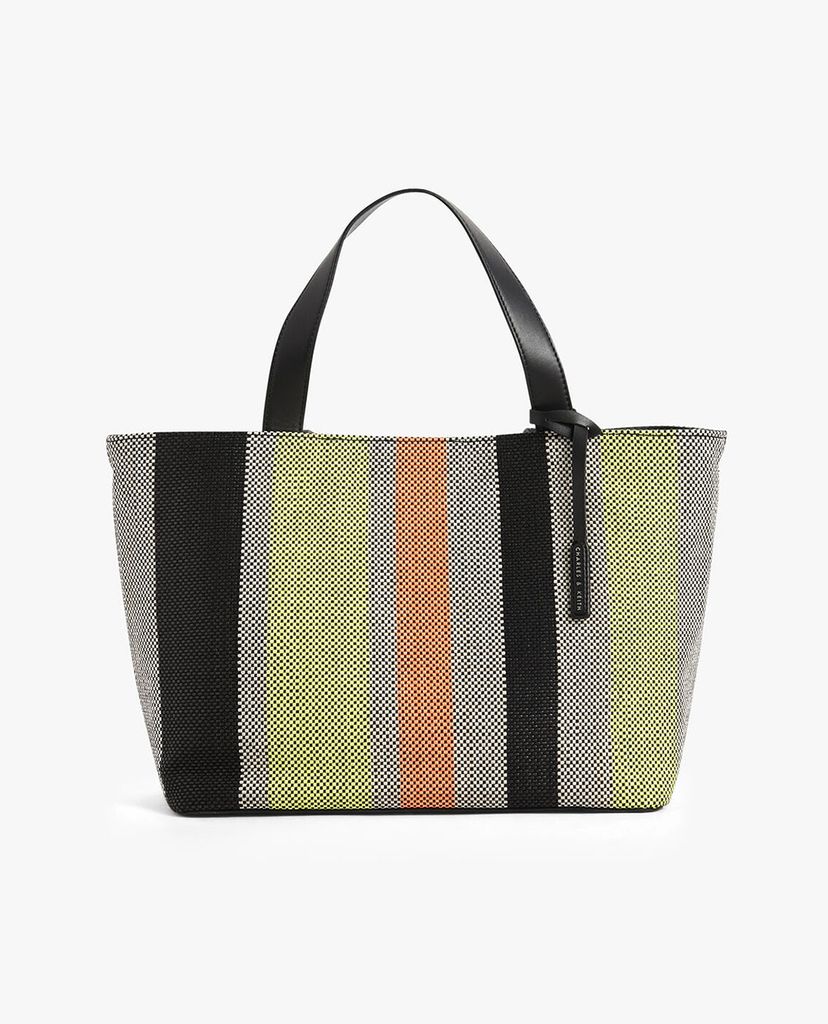 CHARLES & KEITH - Túi đeo vai nữ chữ nhật Large Caged See Through