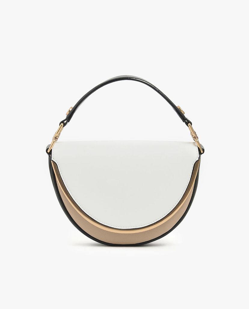 CHARLES & KEITH - Túi xách tay Textured Top Handle Semi Circle