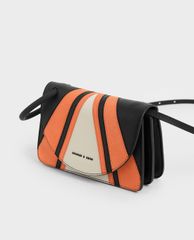 CHARLES & KEITH - Ví cầm tay nữ chữ nhật Acrylic Handle Wristlet