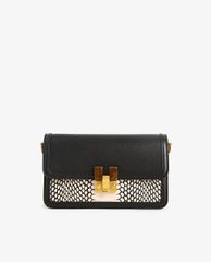 CHARLES & KEITH - Ví cầm tay nữ chữ nhật Stone Embellished