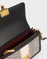 CHARLES & KEITH - Ví cầm tay nữ chữ nhật Stone Embellished