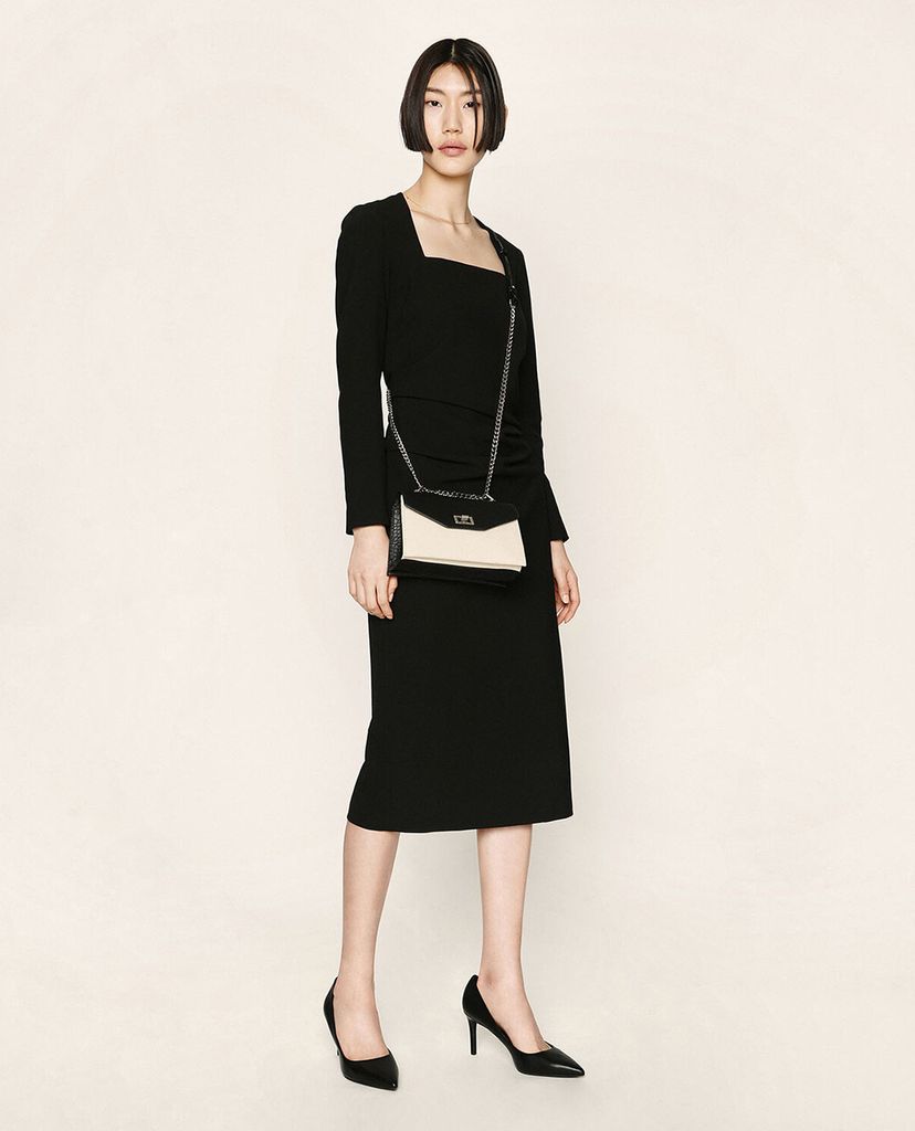 CHARLES & KEITH - Túi đeo chéo chữ nhật Turn Lock