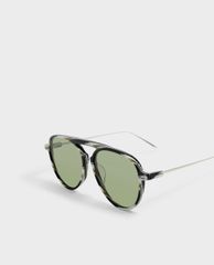 CHARLES & KEITH - Kính mát nữ Acetate Frame Aviator