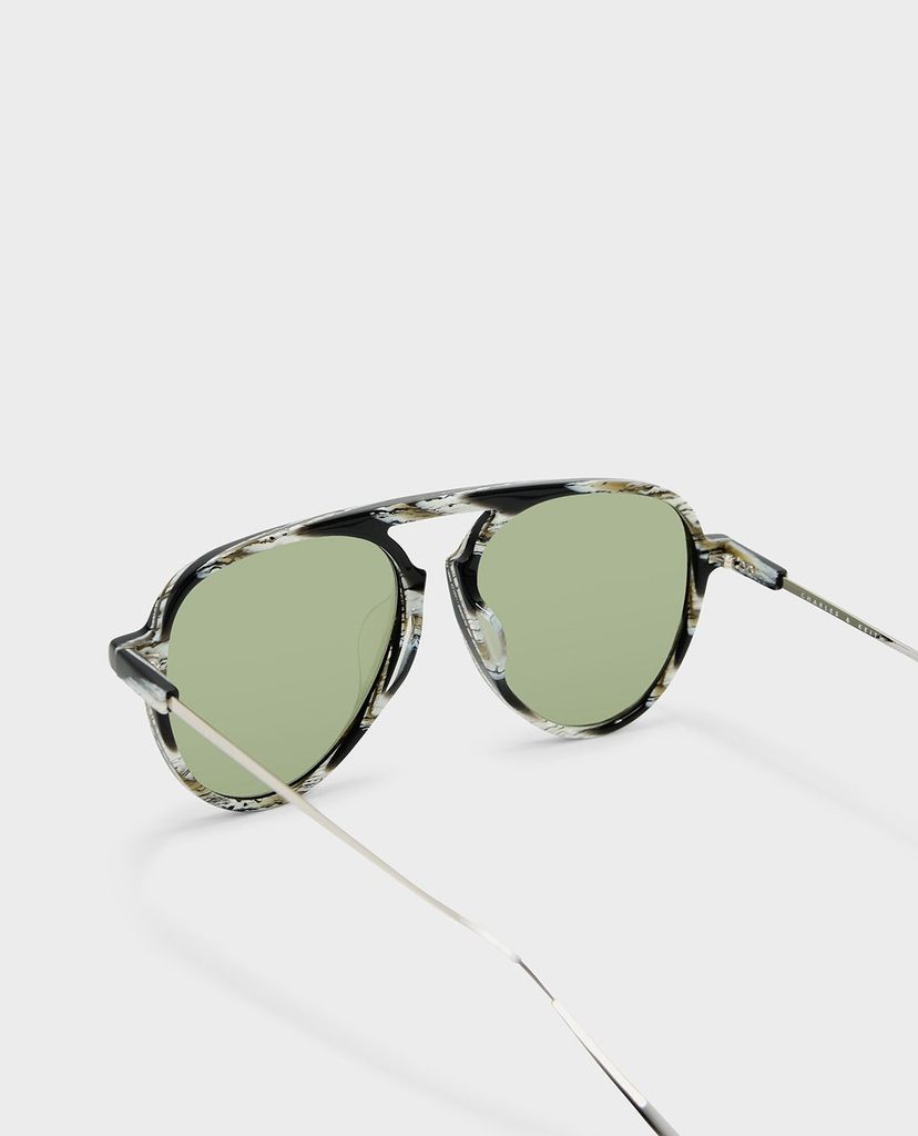 CHARLES & KEITH - Kính mát nữ Acetate Frame Aviator