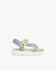 CHARLES & KEITH - Giày sandals trẻ em Printed Satin Sport