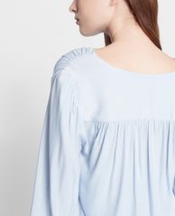 GIGI - Áo kiểu nữ cổ V tay dài Casual