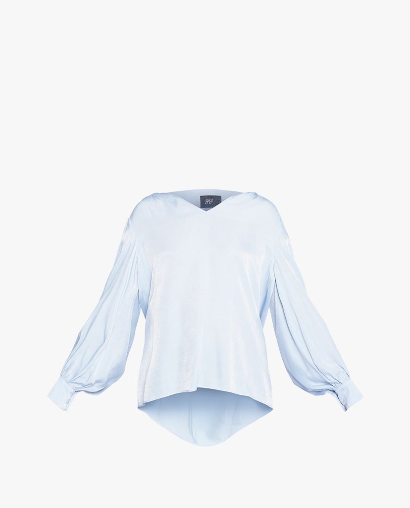 GIGI - Áo kiểu nữ cổ V tay dài Casual