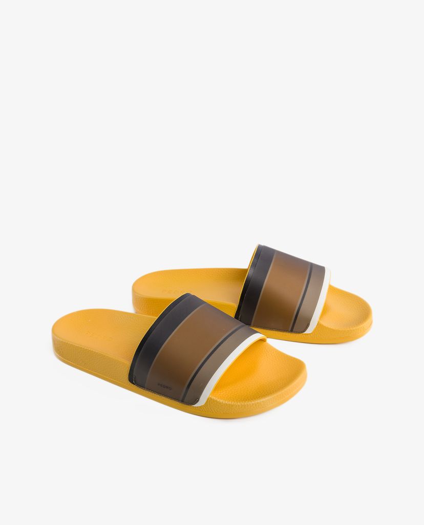 PEDRO - Dép nam quai ngang bảng rộng Anniversary Exclusive Coloured Striped