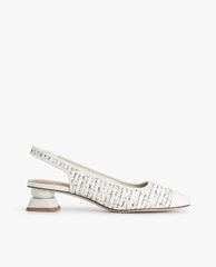 PEDRO - Giày cao gót mũi tròn Leather Slingback
