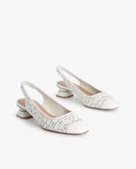 PEDRO - Giày cao gót mũi tròn Leather Slingback