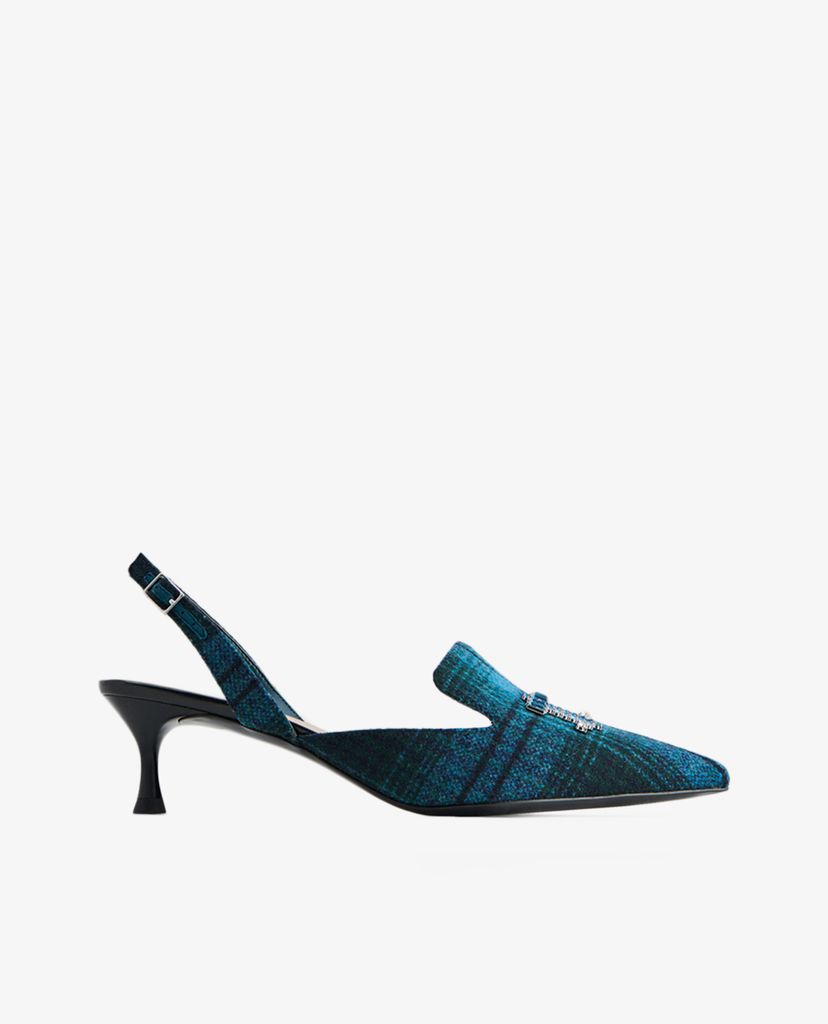 PEDRO - Giày cao gót mũi nhọn Gem Embellished Slingback