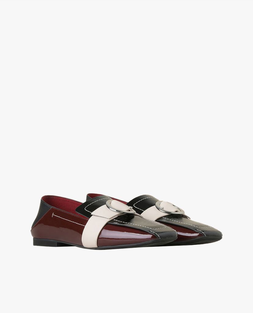PEDRO - Giày đế bệt nữ Square Toe Buckled Loafers