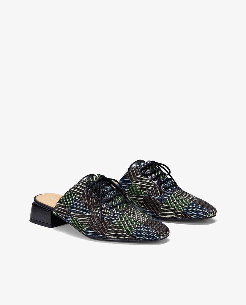 PEDRO - Giày đế bệt nữ mũi nhọn thắt dây Lace Up