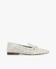 PEDRO - Giày đế bệt nữ mũi vuông Tweed Square Toe