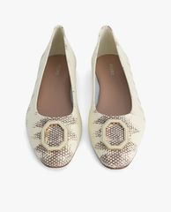PEDRO - Giày đế bệt mũi tròn Leather Ballerina