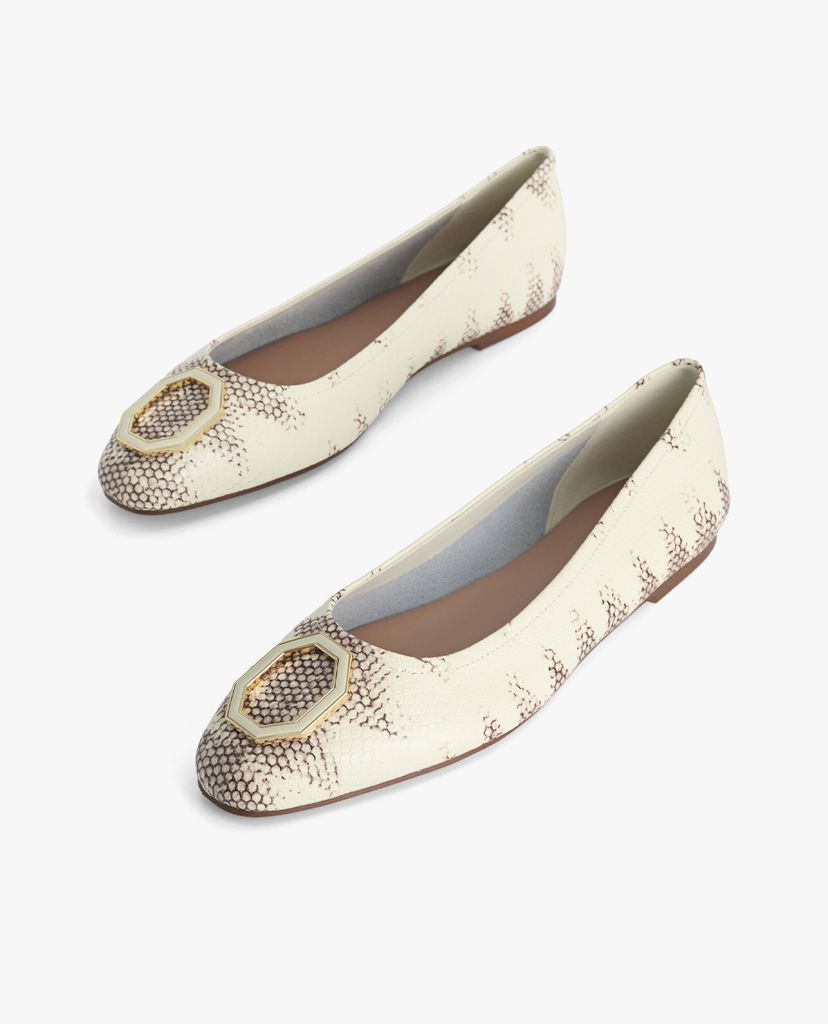 PEDRO - Giày đế bệt mũi tròn Leather Ballerina
