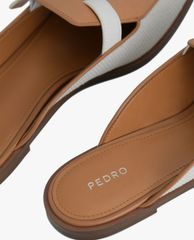 PEDRO - Giày đế bệt nữ mũi vuông Buckle Embellished