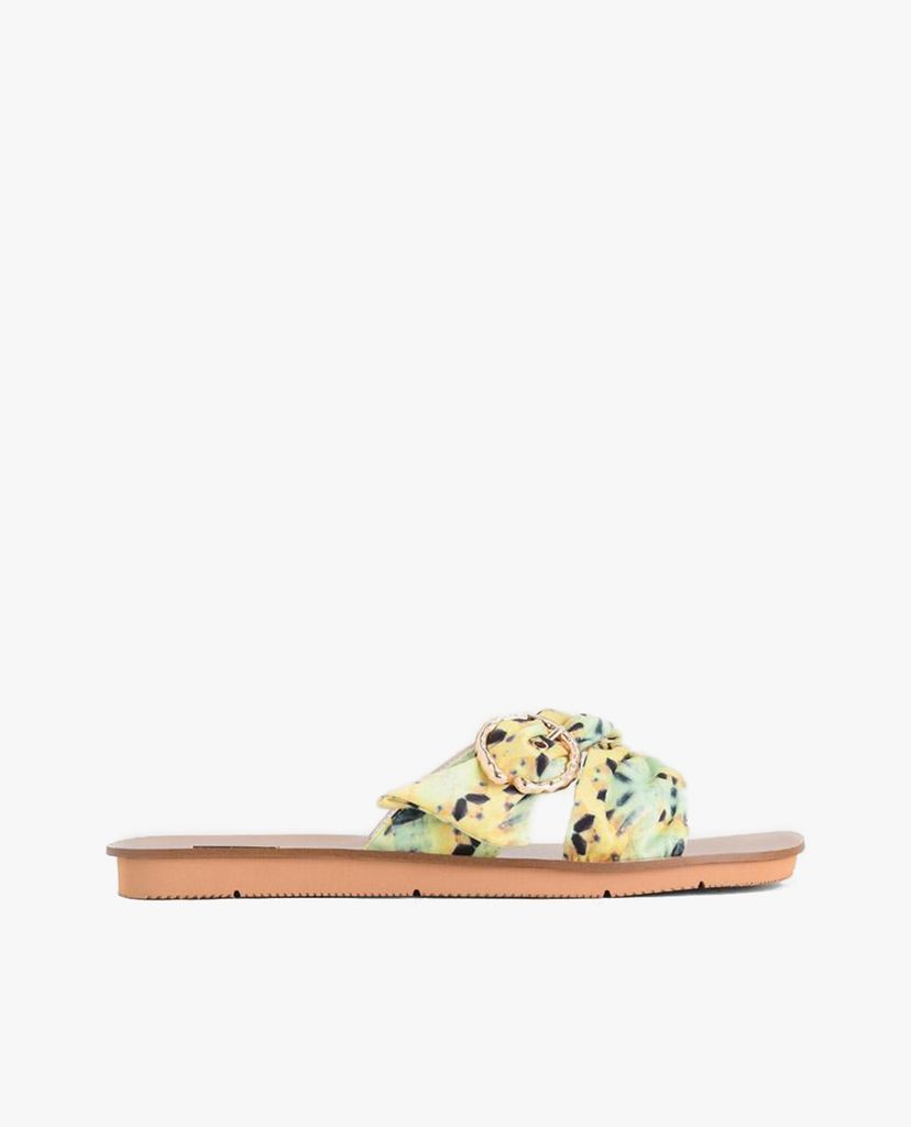 PEDRO - Giày sandal nữ quai xoắn Suede Trimmed Cross