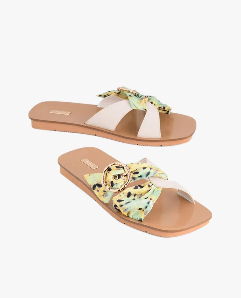 PEDRO - Giày sandal nữ quai xoắn Suede Trimmed Cross