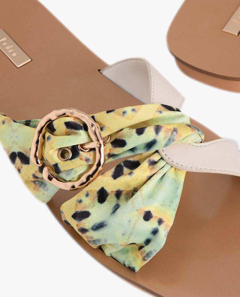 PEDRO - Giày sandal nữ quai xoắn Suede Trimmed Cross